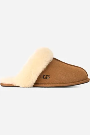 UGG ® Scuffette II-pantoffel voor dames in Brown, Maat 38, Suede