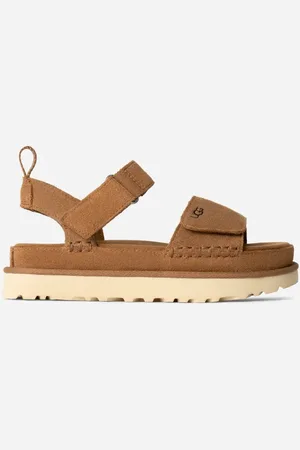 UGG ® Goldenstar-sandaal voor dames in Brown, Maat 39.5, Suede