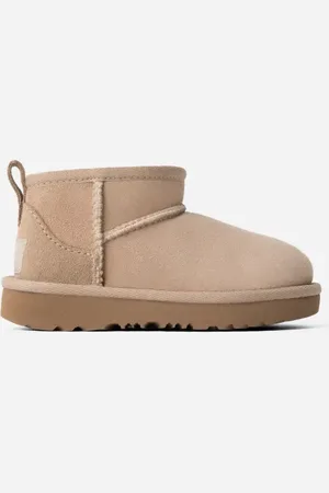 UGG ® Classic Ultra Mini-laars voor kinderen in Beige, Maat 28.5, Suede