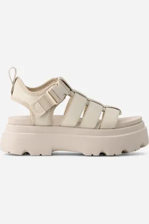 UGG ® Cora-sandaal voor dames in White, Maat 36, Leder