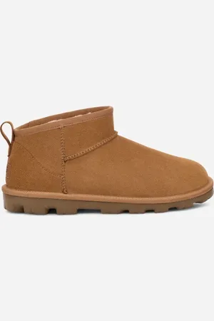 UGG ® Essential Ultra Mini-laars in Brown, Maat 36, Wol/Polyester