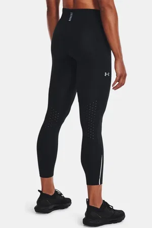 Under Armour Dameslegging Launch Ankle Zwart / Zwart / Reflecterend L