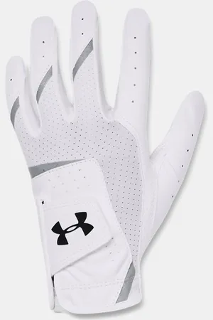 Under Armour Golfhandschoen Iso-Chill voor jongens Wit / Metalen Zilver / Zwart LYLG