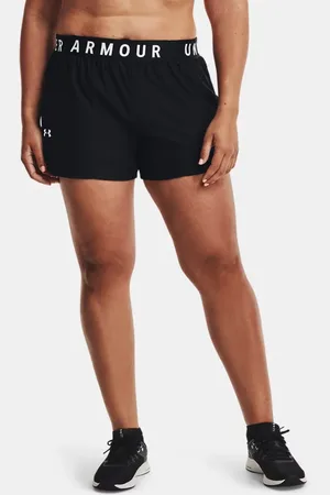 Under Armour Damesshorts Play Up 3.0 Zwart / Zwart / Wit 1X