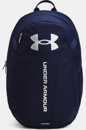 Under Armour Rugzak Hustle Lite Midnight Marineblauw / Midnight Marineblauw / Metalen Zilver ÉÉN MAAT