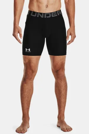 Under Armour HeatGear® compressieshorts voor heren Zwart / Wit L