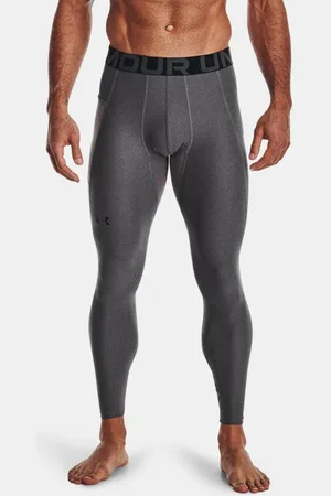 Under Armour Herenlegging HeatGear® Carbon Heather / Zwart L