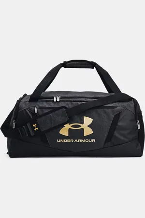 Under Armour Sporttas Undeniable 5.0 Medium Zwart Medium Heather / Zwart / Metalen Goud ÉÉN MAAT