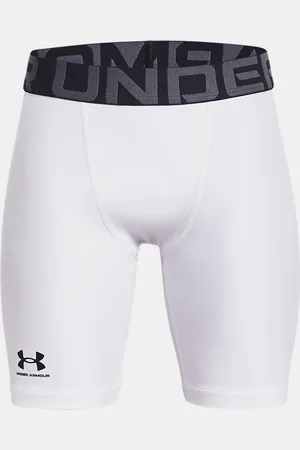 Under Armour Jongensshorts HeatGear® Armour Wit / Zwart YLG (149 - 160 cm)