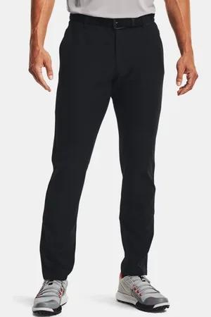 Under Armour Drive Tapered-broek voor heren Zwart / Staal Medium Heather / Halo Grijs 30/30