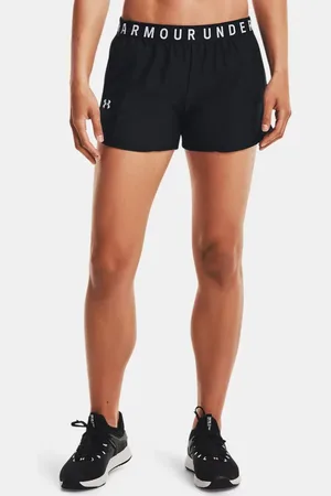 Under Armour Damesshorts Play Up 3.0 Zwart / Zwart / Wit L