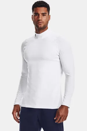 Under Armour Herenmock ColdGear® Fitted Wit / Zwart S