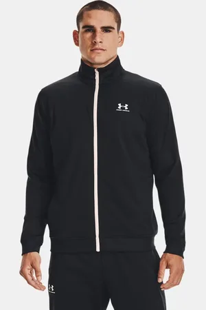 Under Armour Herenjack Sportstyle Tricot Zwart / Onyx Wit L