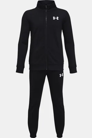 Under Armour Jongenstrainingspak Rival Knit Zwart / Wit YLG (149 - 160 cm)