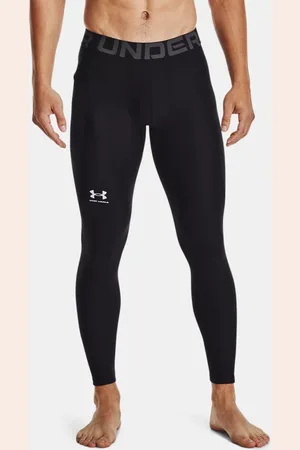 Under Armour Herenlegging HeatGear® Zwart / Wit 3XL