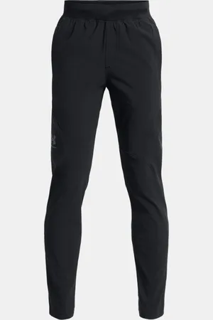 Under Armour Jongensbroek Unstoppable Tapered Zwart / Pitch Grijs YLG (149 - 160 cm)