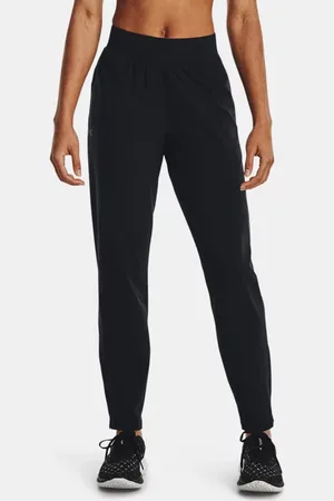 Under Armour Damesbroek OutRun The Storm Zwart / Jet Grijs / Reflecterend M
