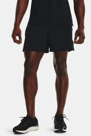 Under Armour Herenshort Launch Pro - 13 cm Zwart / Zwart / Reflecterend 3XL