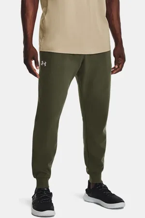 Under Armour Herenjoggingbroek Rival Fleece Marine OD Groente / Wit 3XL