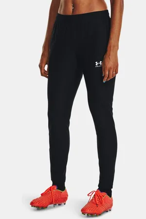 Under Armour Damesbroek Challenger Pique Zwart / Wit L