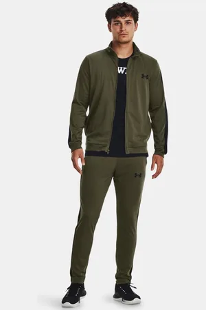 Under Armour Herentrainingspak Rival Knit Marine OD Groente / Zwart / Zwart M