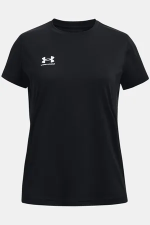 Under Armour Meisjestop Challenger Training met korte mouwen Zwart / Wit YMD (137 - 149 cm)