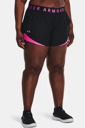 Under Armour Damesshorts Play Up 3.0 Zwart / Rebel Roze / Rebel Roze 1X
