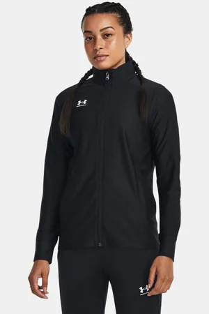Under Armour Damestrainingsjack Challenger Zwart / Wit L