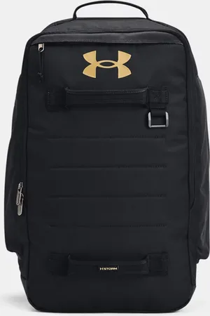 Under Armour Rugzak Contain Zwart / Zwart / Metalen Goud ÉÉN MAAT