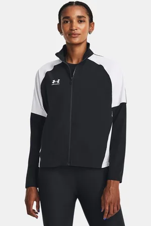 Under Armour Damestrainingsjack Challenger Pro Zwart / Wit L