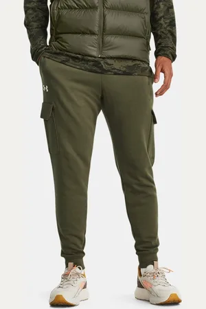 Under Armour Herenjoggingbroek Rival Fleece Cargo Marine OD Groente / Wit L