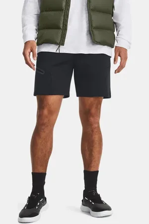 Under Armour Herenshorts Unstoppable Fleece Zwart / Zwart 3XL