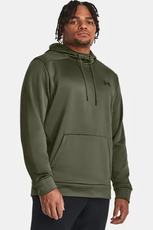 Under Armour Herenhoodie Armour Fleece® Marine OD Groente / Zwart 3XL