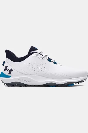 Under Armour Herengolfschoenen Drive Pro Wide Wit / Capri / Midnight Marineblauw 44