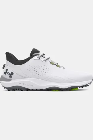 Under Armour Herengolfschoenen Drive Pro Wide Wit / Wit / Metalen Gun Metal 44