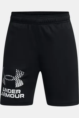 Under Armour Jongensshorts Tech™ Logo Zwart / Mod Grijs YLG (149 - 160 cm)