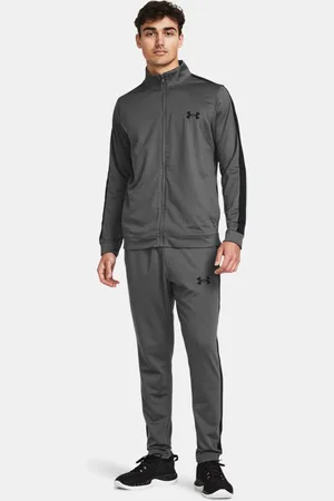 Under Armour Herentrainingspak Rival Knit Castlerock / Zwart / Zwart L