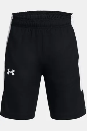 Under Armour Jongensshorts Zone 18 cm Zwart / Wit YLG (149 - 160 cm)