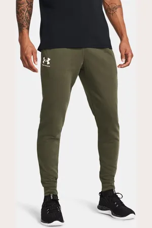 Under Armour Herenjoggingbroek Rival Terry Marine OD Groente / Onyx Wit L