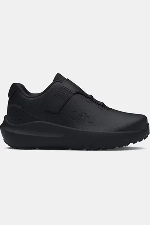 Under Armour Jongenshardloopschoenen Infant Surge 4 AC Zwart / Zwart / Zwart 27