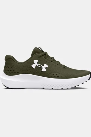 Under Armour Jongenshardloopschoenen Grade School Surge 4 Marine OD Groente / Marine OD Groente / Wit 35.5