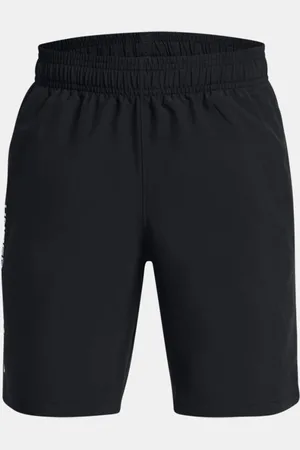 Under Armour Jongensshorts Tech™ Woven Wordmark Zwart / Wit YLG (149 - 160 cm)
