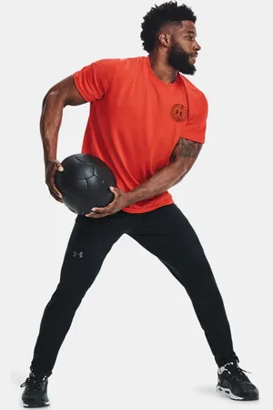 Under Armour Herenbroek Unstoppable Tapered Zwart / Pitch Grijs 3XL