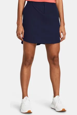 Under Armour Damesskort Drive Woven Midnight Marineblauw / Midnight Marineblauw / Halo Grijs 0