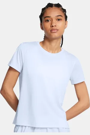 Under Armour Damesshirt Launch met korte mouwen Nimbus Blauw / Reflecterend L