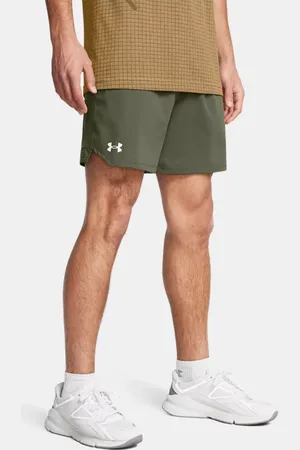 Under Armour Vanish Woven 15 cm shorts voor heren Marine OD Groente / Wit XL