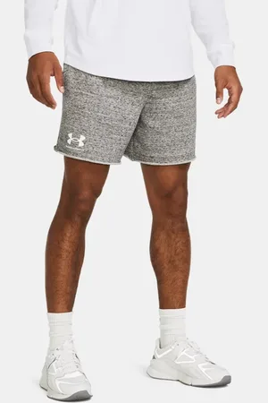 Under Armour Herenshorts Rival Terry 15 cm Onyx Wit / Onyx Wit L