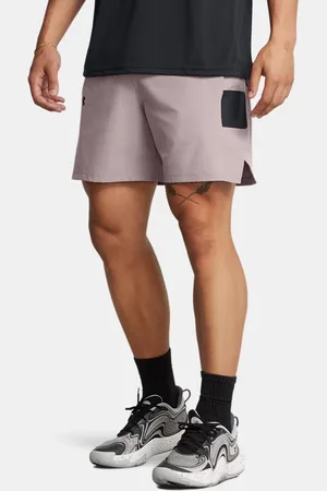 Under Armour Herenshorts Zone Woven Tetra Grijs / Zwart / Zwart S