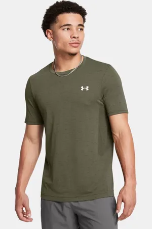 Under Armour Herenshirt Vanish Seamless met korte mouwen Marine OD Groente / Wit L
