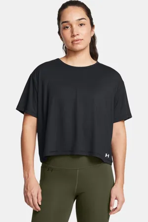 Under Armour Damesshirt Motion met korte mouwen Zwart / Wit L